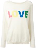 Chinti And Parker Cashmere Love Jumper, Women's, Size: Medium, White, Cashmere