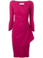 Le Petite Robe Di Chiara Boni Knotted Waist Dress - Red