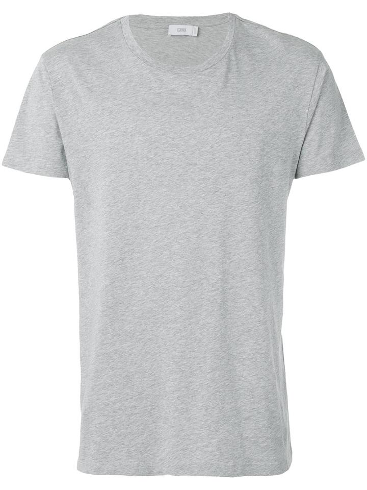 Closed Round Neck T-shirt, Men's, Size: Medium, Grey, Cotton