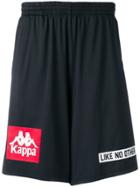 Kappa Printed Track Shorts - Black