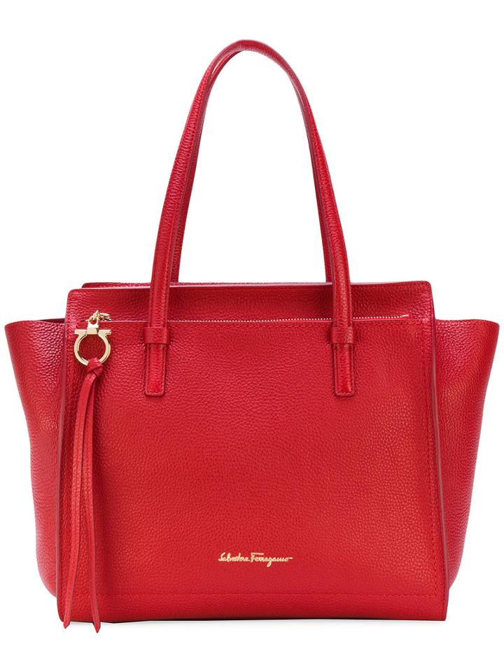 Salvatore Ferragamo - Amy Tote Bag - Women - Calf Leather - One Size, Red, Calf Leather