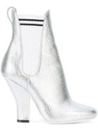 Fendi Metallic Sock Boots