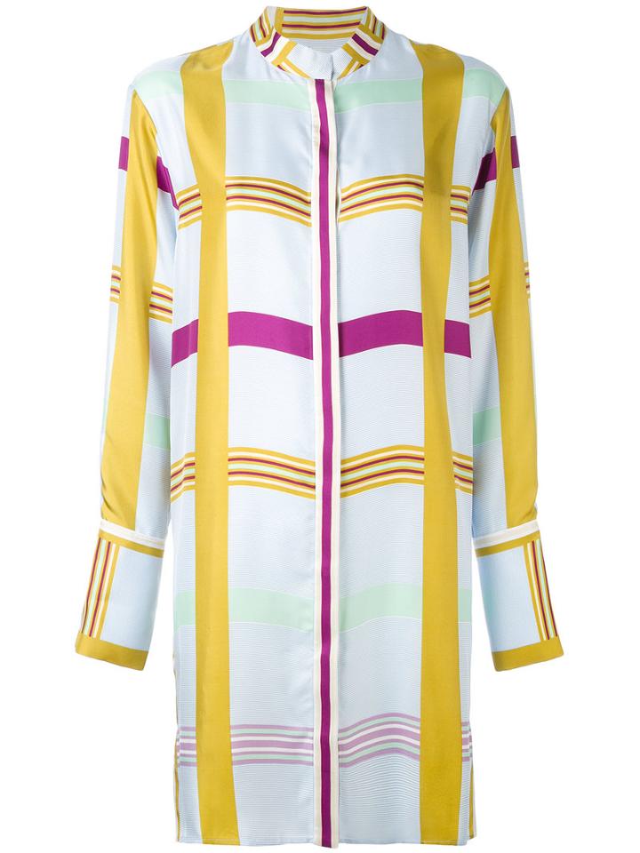 Diane Von Furstenberg - Checked Shirt Dress - Women - Silk - S, Silk