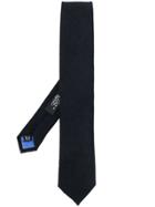 Nicky Woven Pointed-tip Tie - Blue