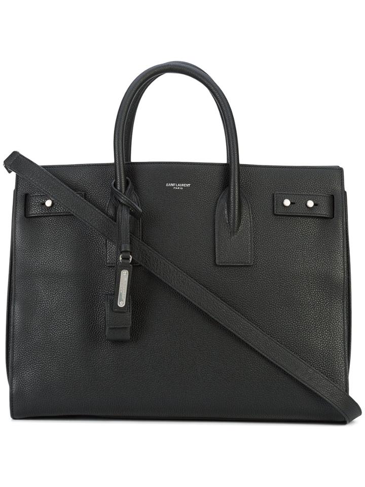 Saint Laurent Large Sac De Jour Souple Tote - Black