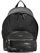 Neil Barrett Printed Backpack - Black