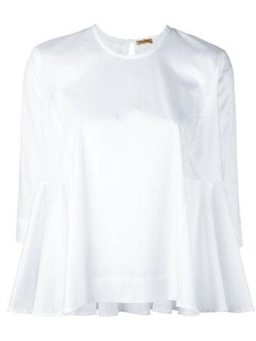 Peter Jensen Flared Hem Blouse