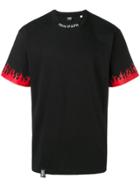 Vision Of Super Flame Sleeve T-shirt - Black