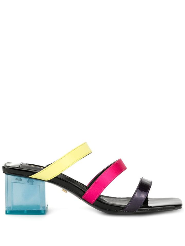 Kat Maconie Zuri Heeled Slip-on Sandals - Black