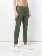 Closed Slim-fit Trousers - Green
