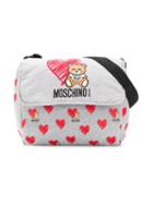 Moschino Kids Logo Changing Bag - Grey