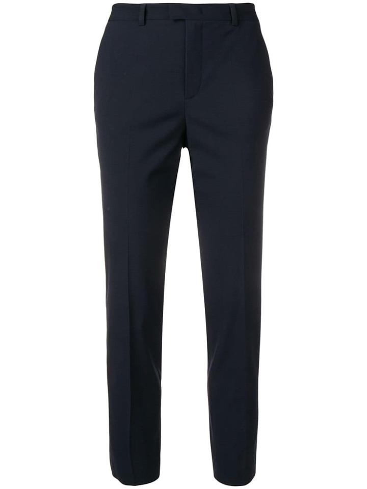 Red Valentino Tapered Tailored Trousers - Blue