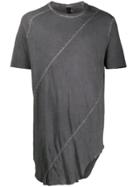Army Of Me Asymmetric Longline T-shirt - Grey