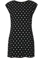 Saint Laurent Short Polka Dot Dress