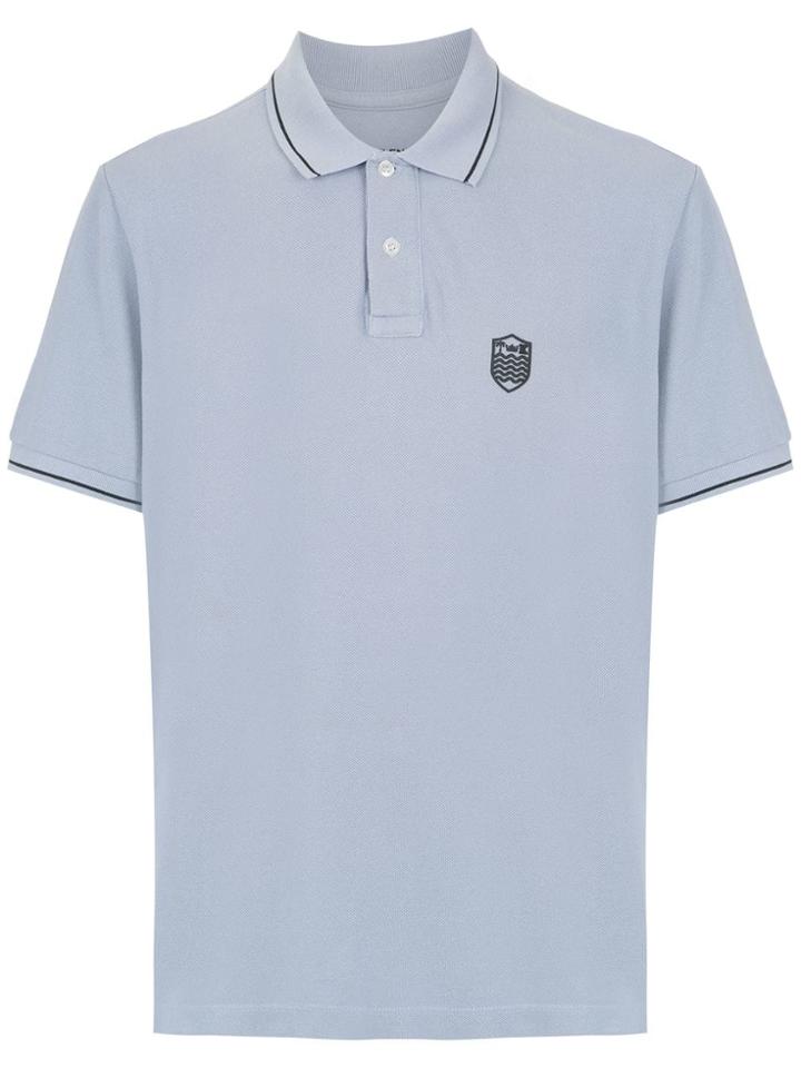 Osklen Embroidered Polo Shirt - Blue