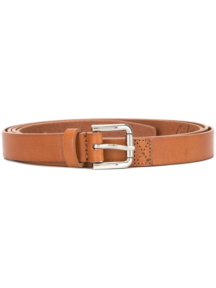 Giuliva Heritage Collection Classic Buckle Belt - Brown