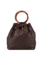 Chanel Pre-owned Structured Handles Tote Bag - Brown