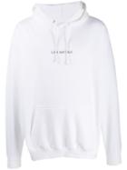 F.a.m.t. Printed Quote Hoodie - White