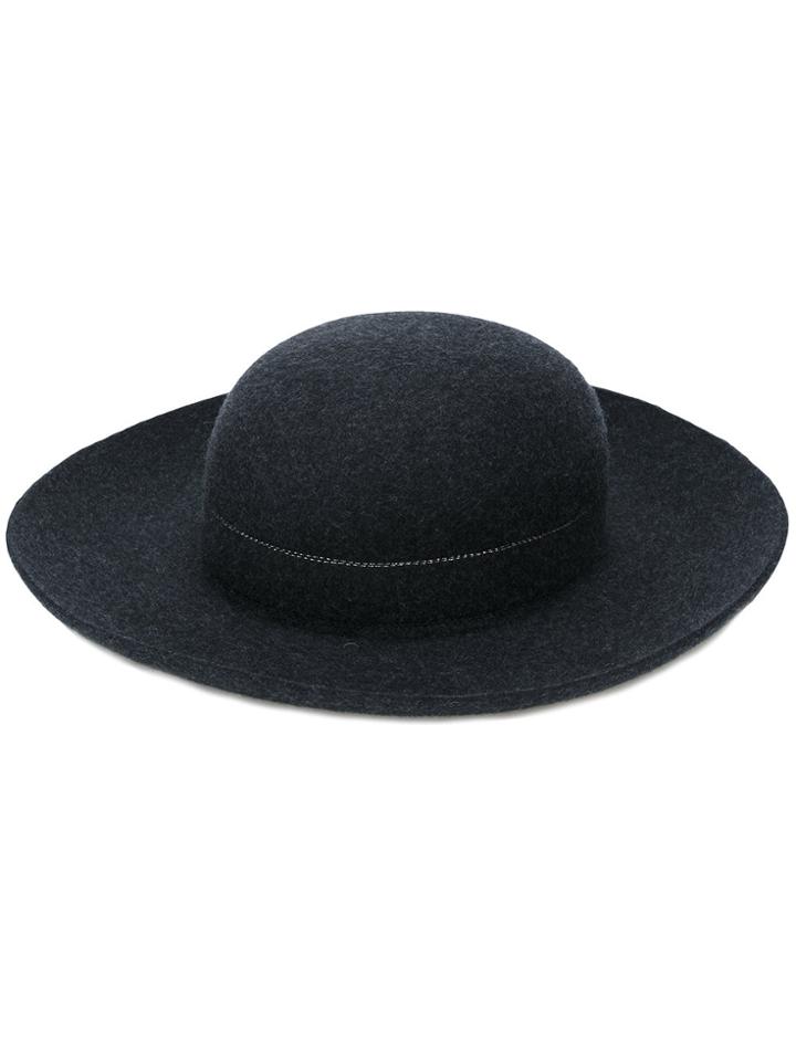 Comme Des Garçons Comme Des Garçons Round Felt Hat - Black