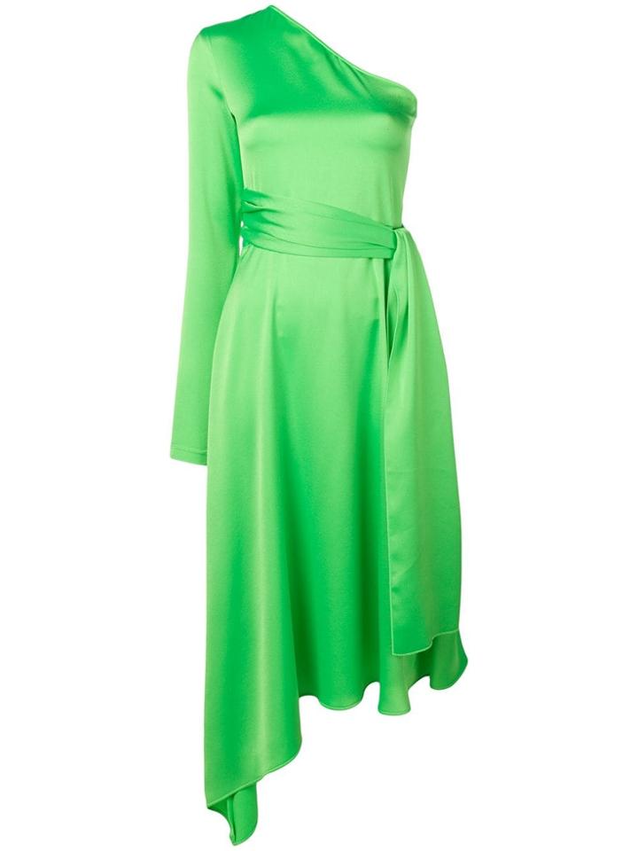 Brognano One-shoulder Dress - Green
