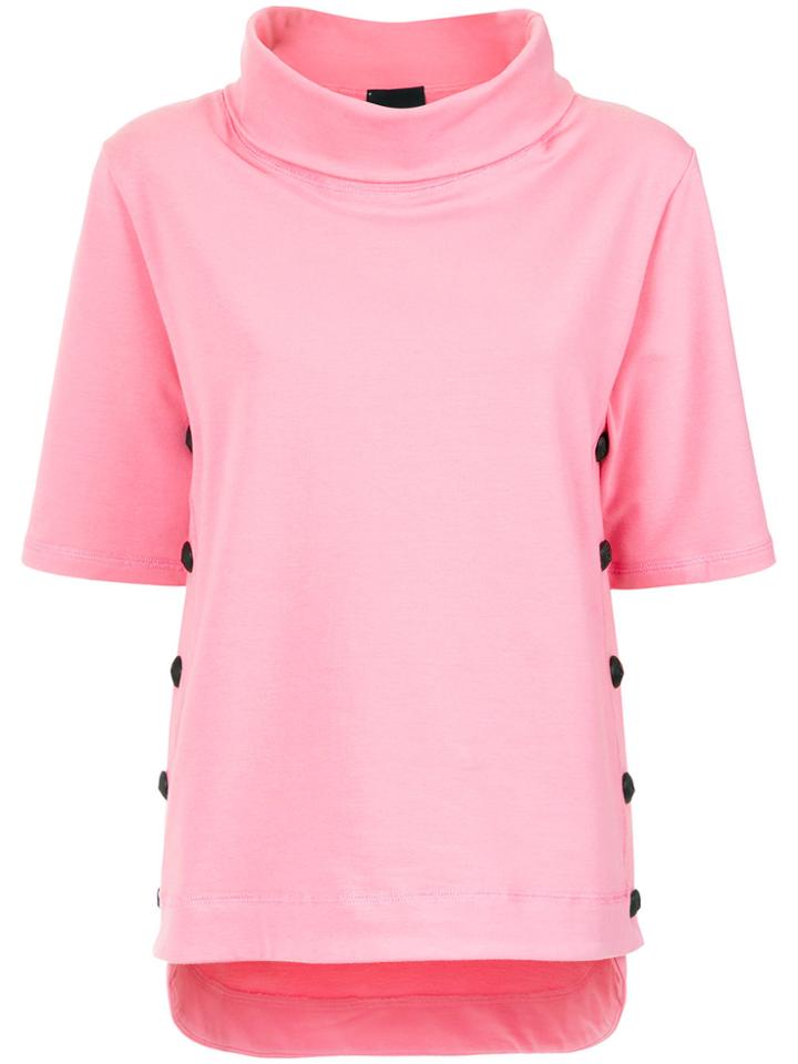 Andrea Bogosian Addict Print Buttoned Blouse - Pink & Purple