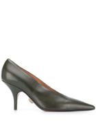 Samuele Failli Pointed Toe Pumps - Green