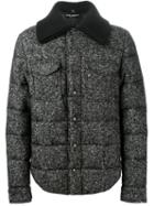 Dolce & Gabbana Padded Jacket, Men's, Size: 50, Black, Acrylic/polyamide/polyester/feather Down