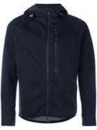 Moncler Grenoble Fitted Hooded Jacket, Men's, Size: Xl, Blue, Polyamide/modal/polyester
