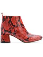 Marc Jacobs Rocket Ankle Boots - Red