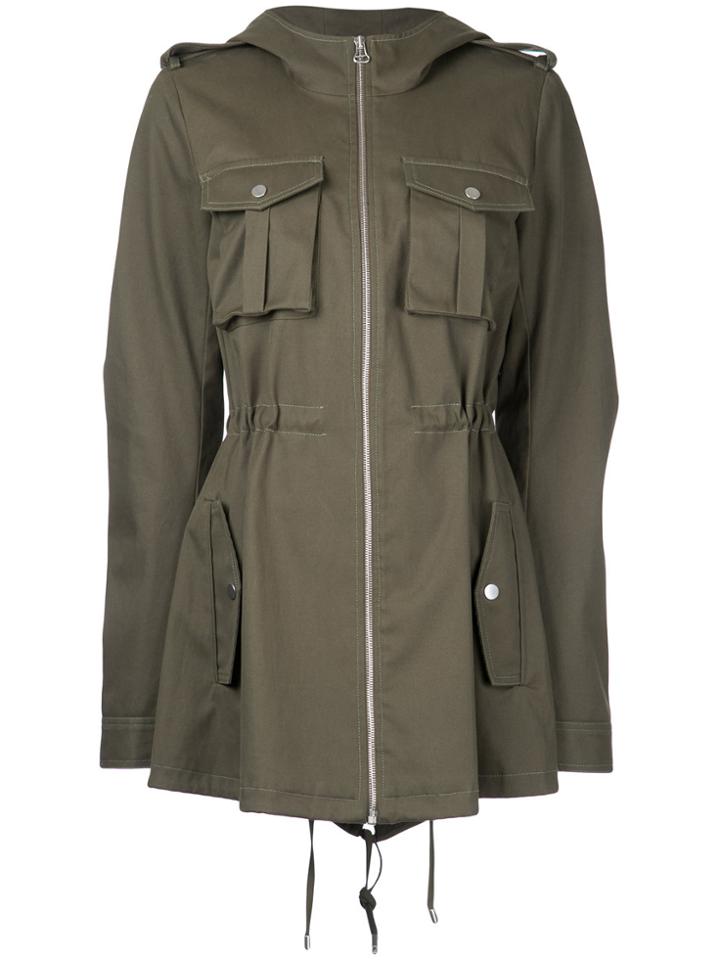 Dion Lee Cargo Parka Jacket - Green