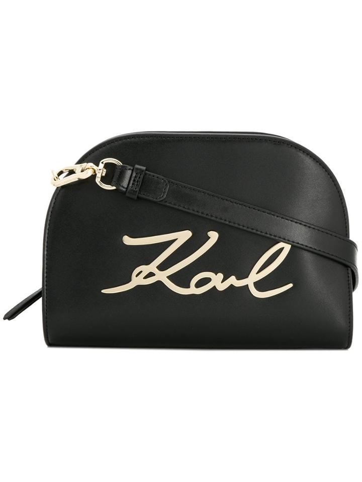 Karl Lagerfeld K/signature Crossbody Bag - Black