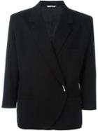 Versace Vintage Asymmetric Suit Jacket, Women's, Size: 44, Black
