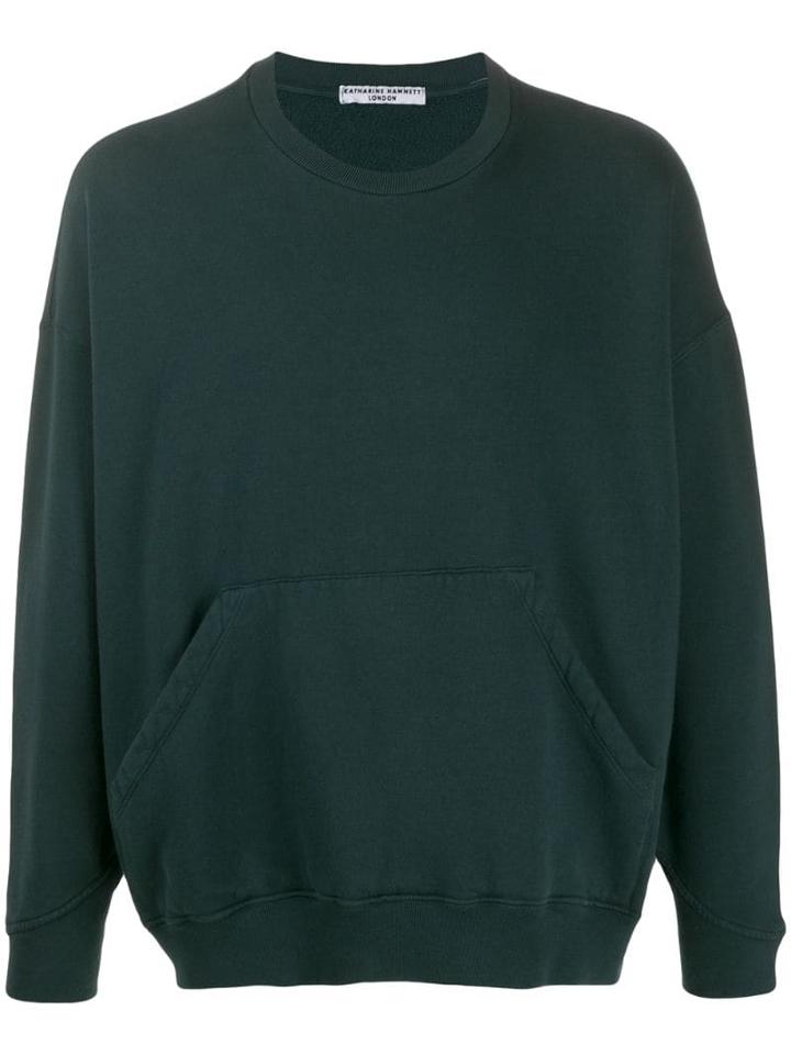 Katharine Hamnett London Oversized Joey Sweatshirt - Green