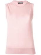 Dolce & Gabbana Basic Sleeveless Sweater - Pink