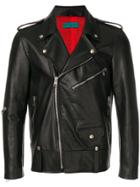 Paura Classic Biker Jacket - Black