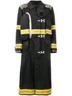 Calvin Klein 205w39nyc Fireman Distressed Coat - Black