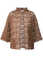 Gianluca Capannolo Laser Cut Jacket - Neutrals