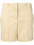 Ermanno Scervino High Rise Shorts - Neutrals