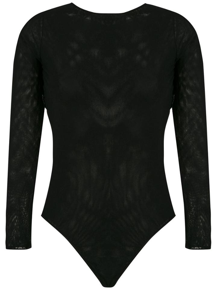 Andrea Bogosian Long Sleeved Bodysuit - Black