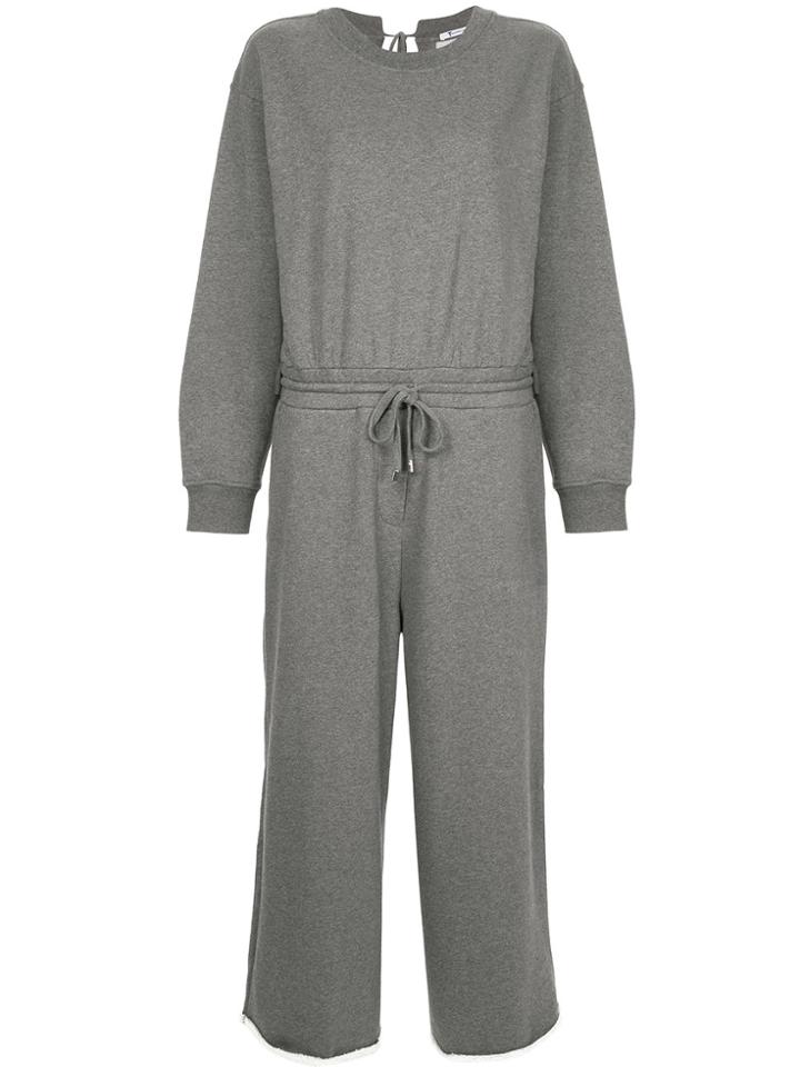 T By Alexander Wang Tie-back Jumpsuit - Grey
