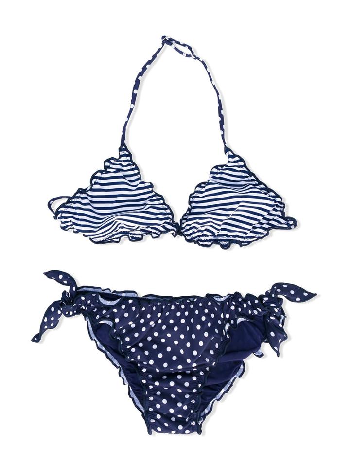 Mc2 Saint Barth - Teen Cris Bikini - Kids - Polyamide/spandex/elastane - 16 Yrs, White