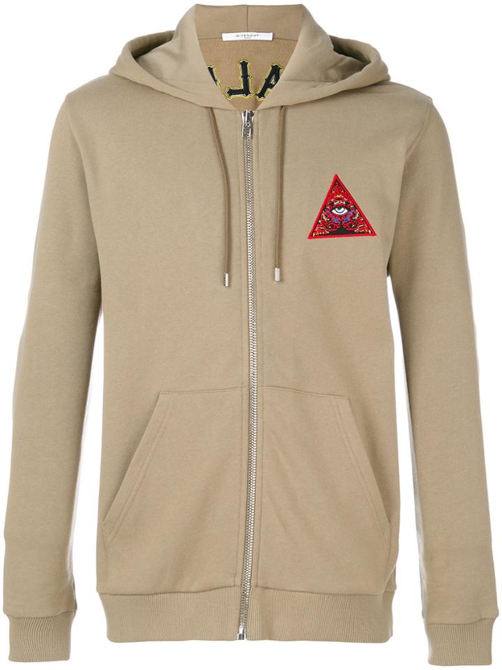 Givenchy Illuminati Patch Hoodie - Nude & Neutrals