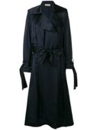 Maison Flaneur Classic Trench Coat - Blue