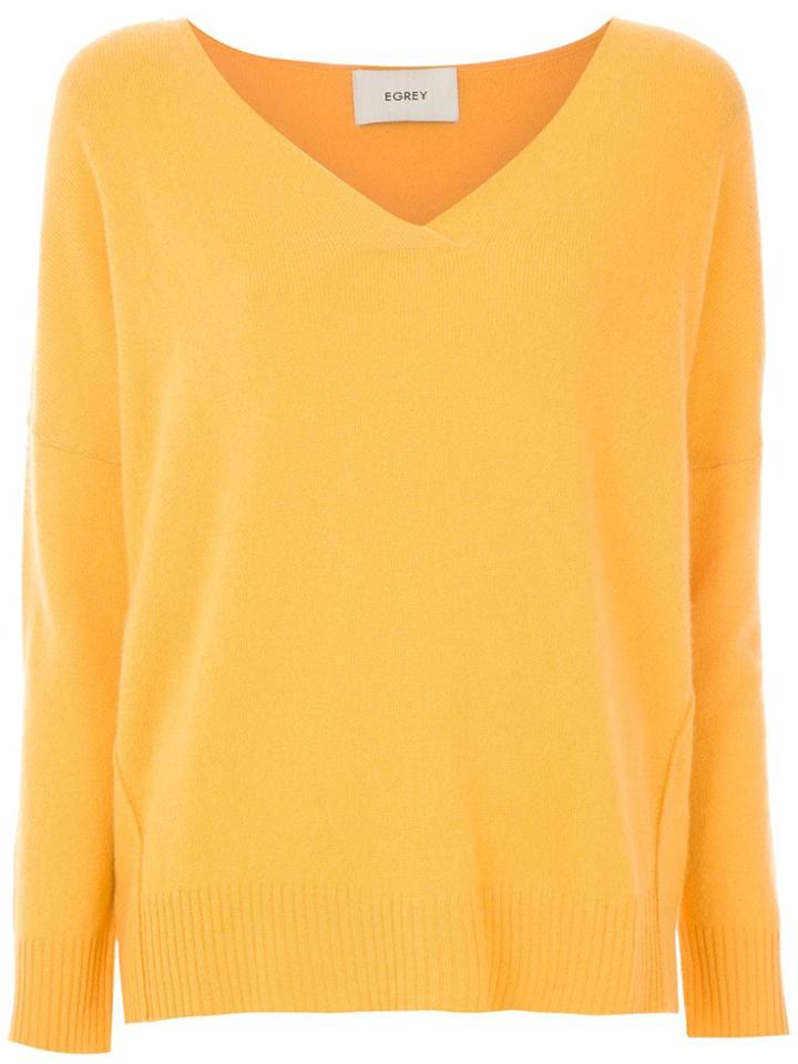 Egrey Cashmere Sweater - Yellow