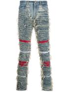 1017 Alyx 9sm X Blackmeans Shredded Jeans - Blue