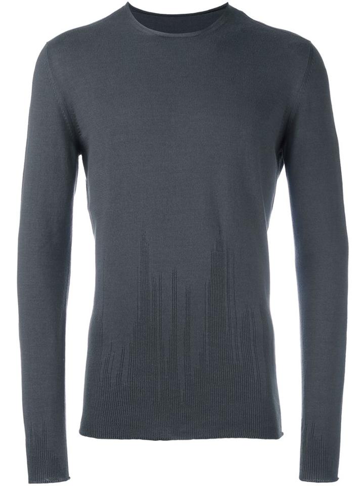 Label Under Construction Skyline Detail Sweatshirt, Men's, Size: 52, Grey, Cotton