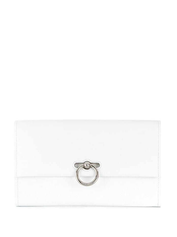 Rebecca Minkoff Jean Caviar Clutch - White