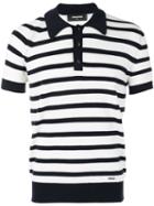 Dsquared2 - Striped Polo Shirt - Men - Wool - L, Blue, Wool