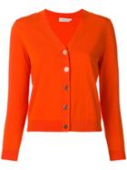 Tory Burch Margeaux Cardigan - Yellow & Orange