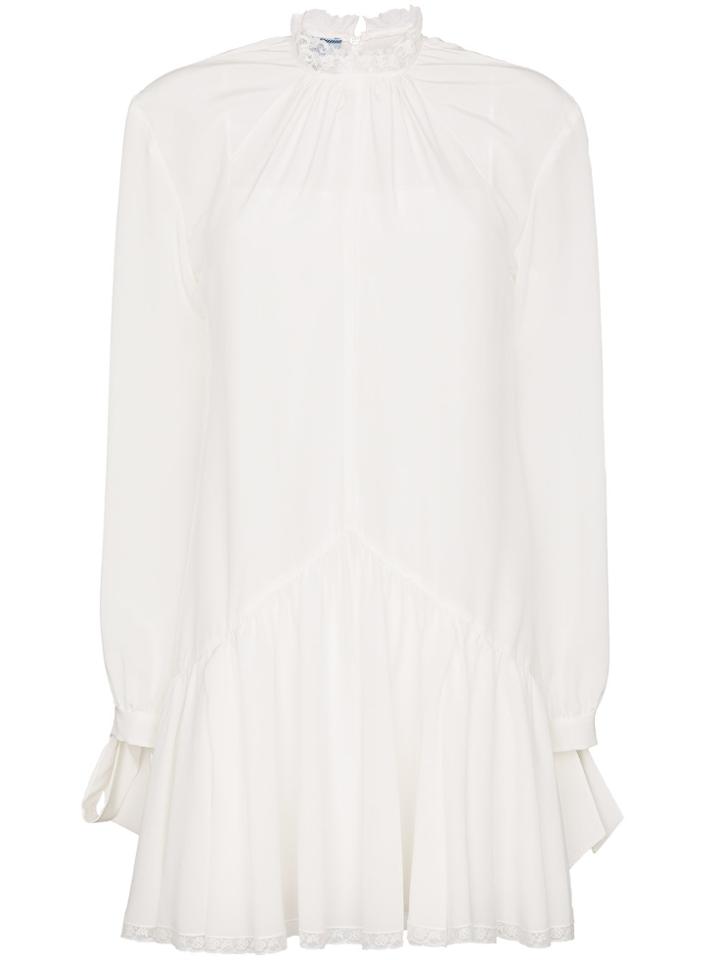 Prada Silk Gethard Dress - White